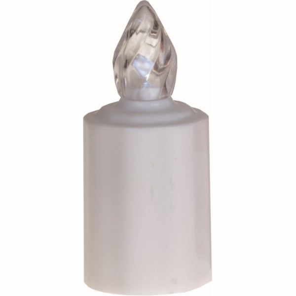 Svíčka hřbitovní bateriová 10 cm bílá