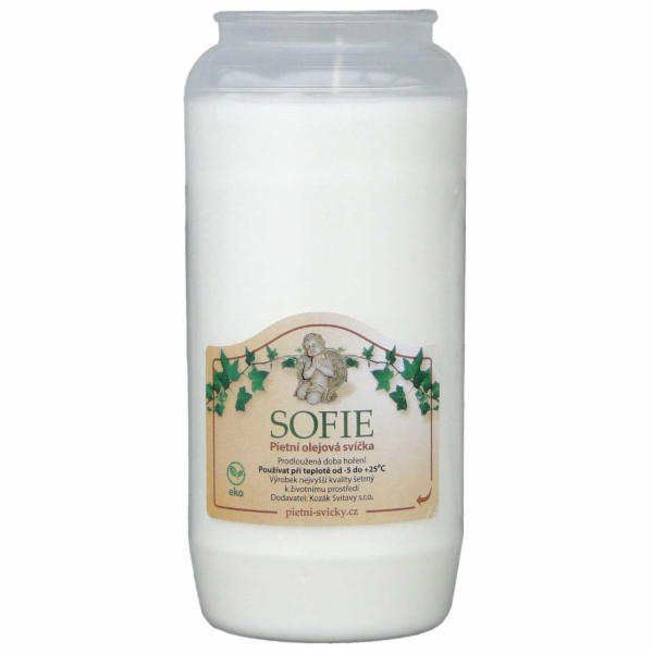 Svíčka hřbitovní olejová 325 g/14,5 cm