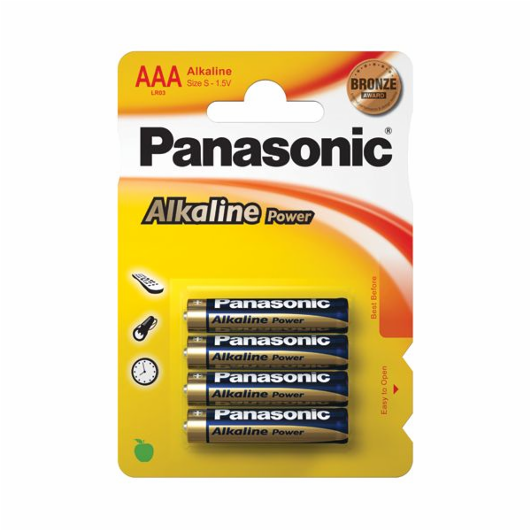 Baterie mikrotužka alkalická Panasonic Bronze blistr LR3