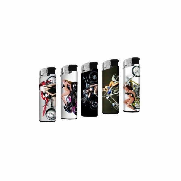 Zapalovač&nbsp;piezo&nbsp;dekor&nbsp;Motorbikes