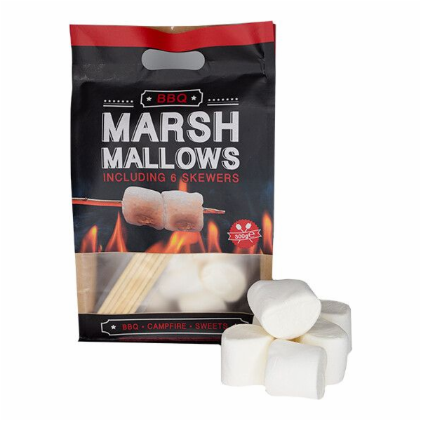 Marshmallow na grilování 300 g + 6 jehel