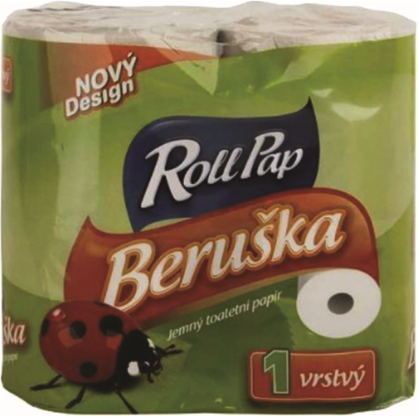 Papír toaletní 1 vrstvý Beruška