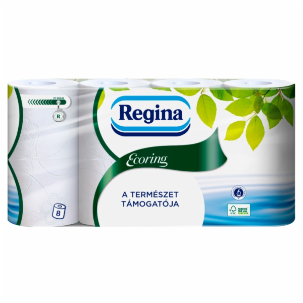Papír toaletní 2 vrstvý Regina Ecoring 8