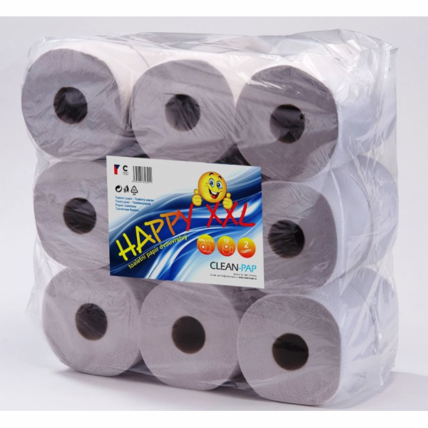 Papír toaletní 2 vrstvý XXL Happy