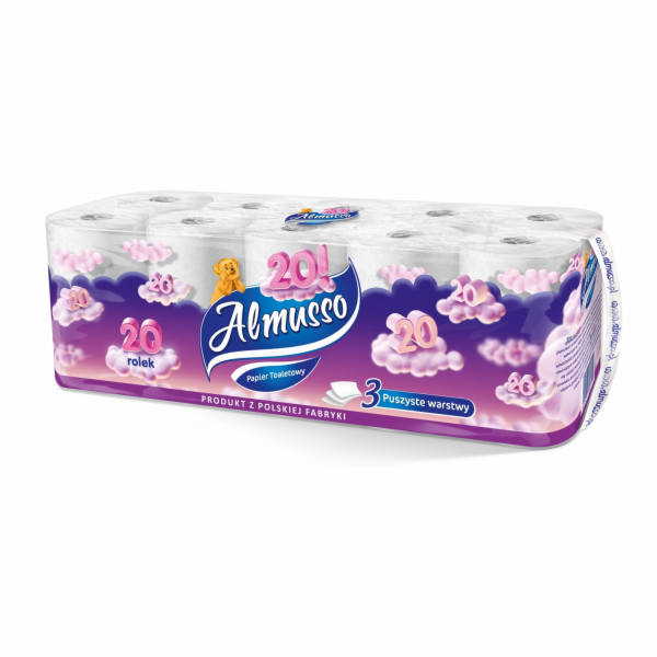Papír toaletní 3 vrstvý Almusso