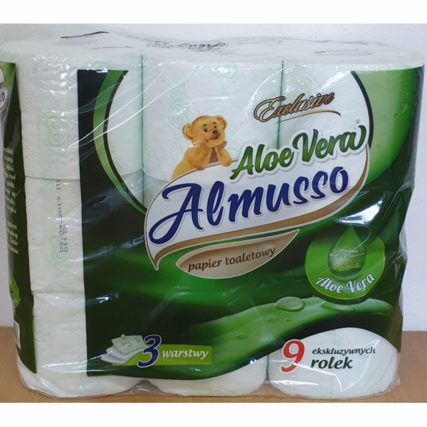 Papír toaletní 3 vrstvý Almusso Aloe Vera