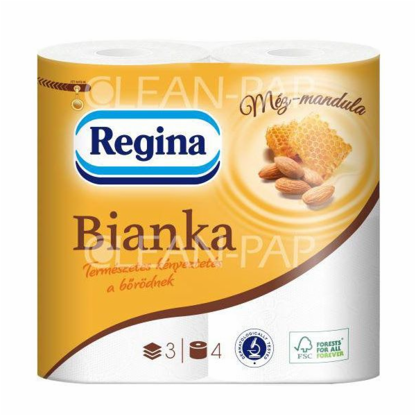 Papír toaletní 3 vrstvý Bianka Med-mandle 4