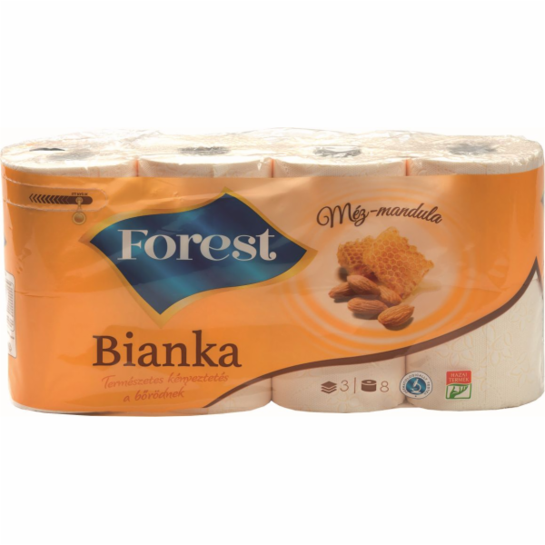 Papír toaletní 3 vrstvý Bianka Med-mandle 8