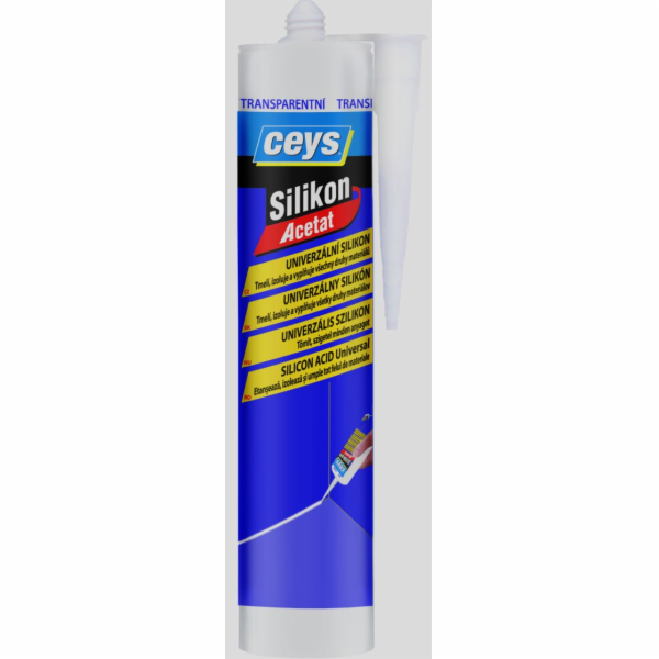 Silikon univerzální 280 ml transparent Ceys