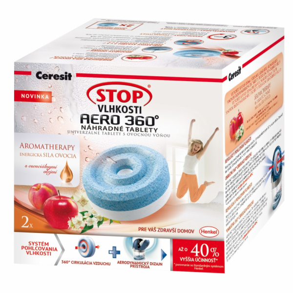 Ceresit stop vlhkosti AERO tablety 2x450g Energizing Fruit