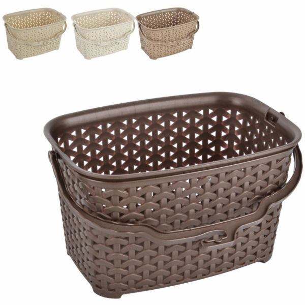 Košík&nbsp;na&nbsp;kolíčky&nbsp;RATAN&nbsp;závěsný&nbsp;plast