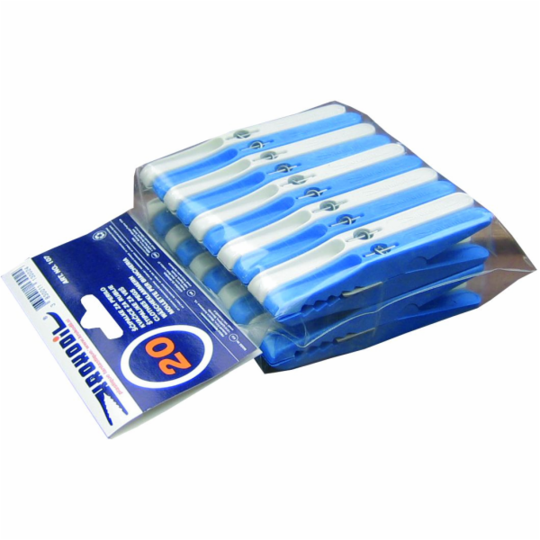 Kolíčky na prádlo 20 ks krokodýl  SUPER plast