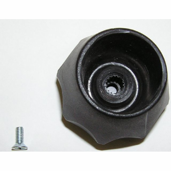 Rukojeť tisícihran -černá-červená