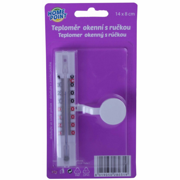 Teploměr&nbsp;okenní&nbsp;&nbsp;nalepovací&nbsp;s&nbsp;ručkou&nbsp;14x8&nbsp;cm