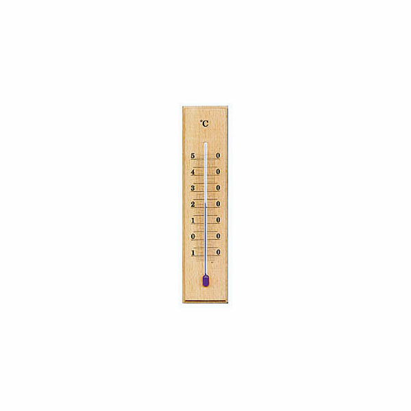 Teploměr pokojový 20x5 cm POLO dřevěný