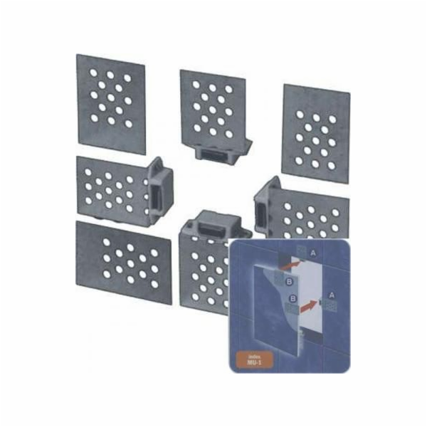 Magnety stavitelné pozink pro krycí dvířka