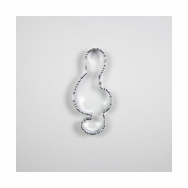 Vykrajovátko houslový klíč nerez 6,8x3 cm