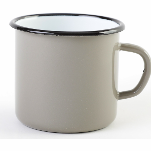 Hrnek smalt 250 ml šedý