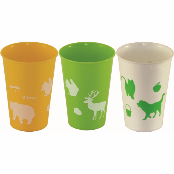 Kelímek 300 ml s potiskem zvířátka