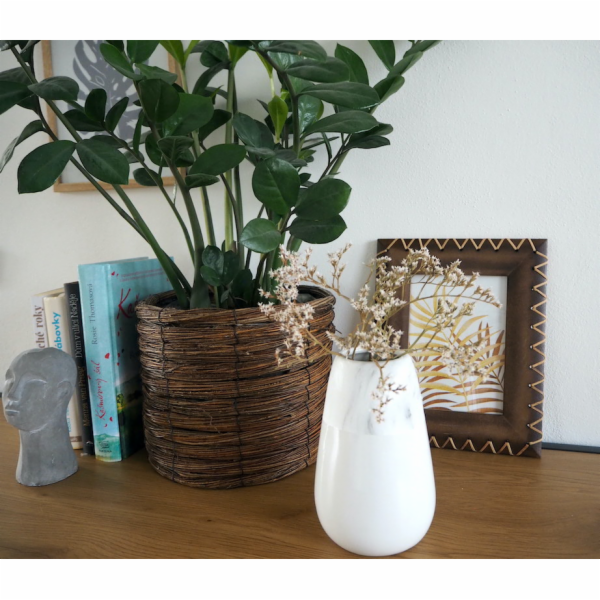 Váza 10,7x10,7x17 cm keramika