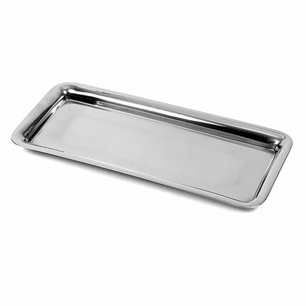 Podnos servírovací obdélník 39x17 cm nerez