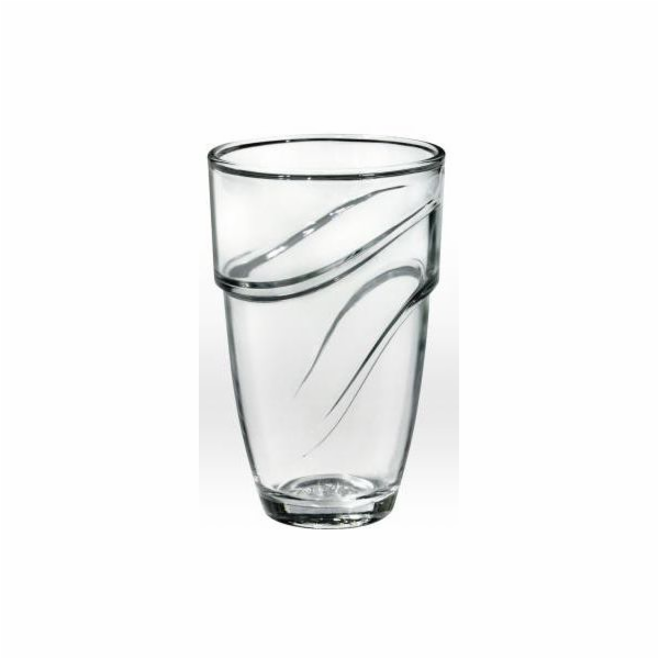 Sklenice 360 ml Wave trvzené sklo stohovatelná