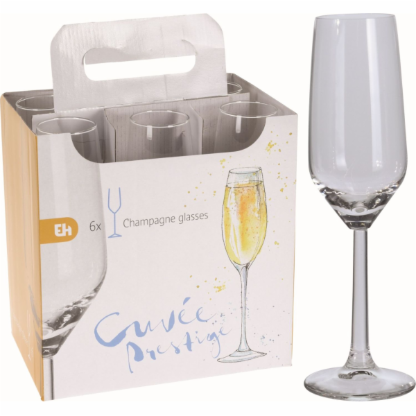 Sklenka na šampaňské 190 ml 6 ks