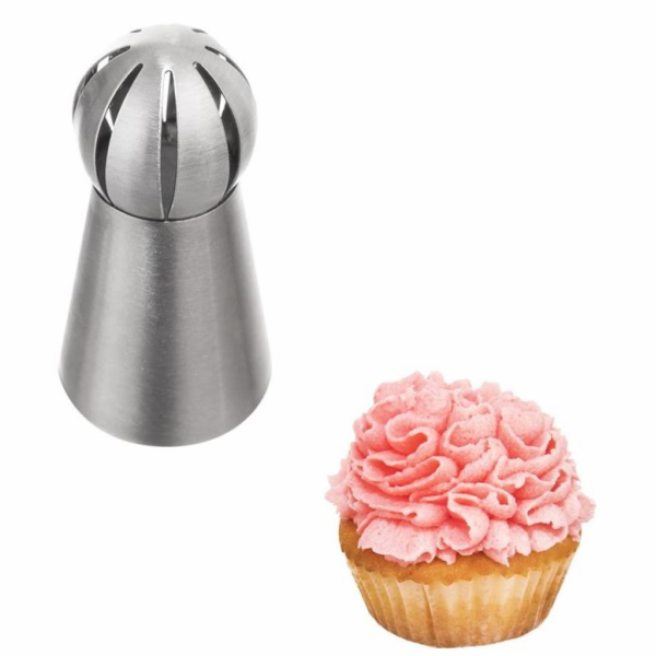 Špička zdobící nerez TWIST jemná