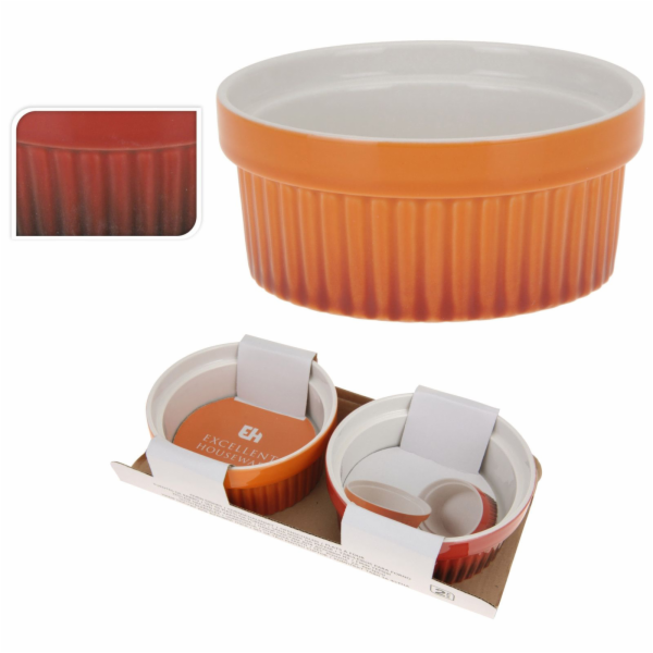 Miska zapékací 2 ks/260 ml porcelán