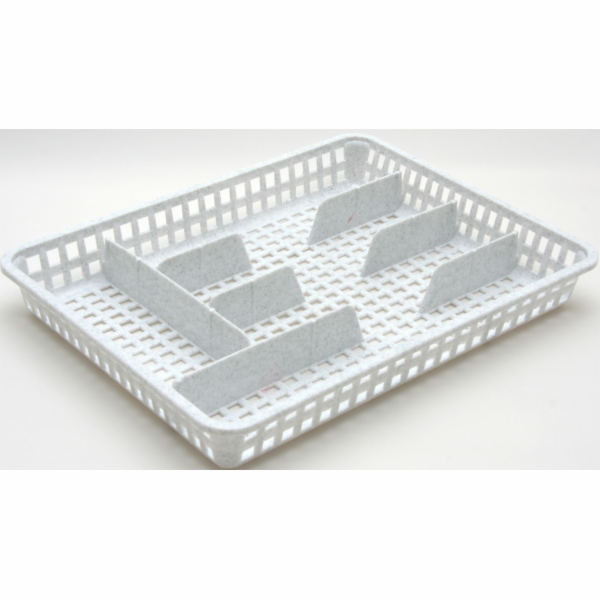 Příborník 34,5x25,5x4,5 cm plast granit