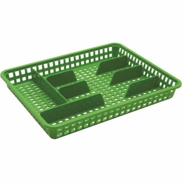 Příborník 34,5x25,5x4,5 cm plast zelený