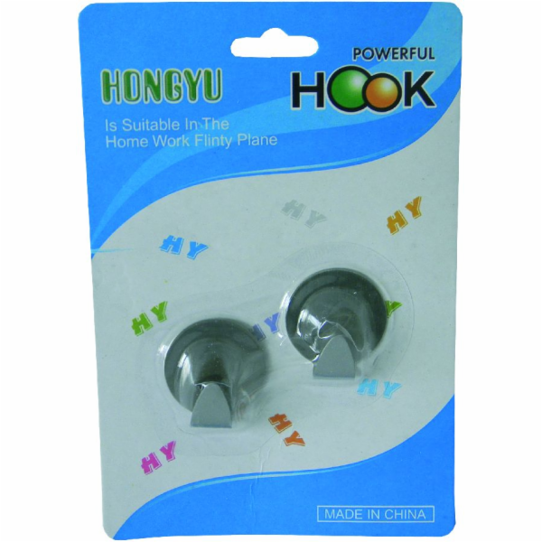 Háček samolepící 2 ks nerez 3,5x3,5 cm