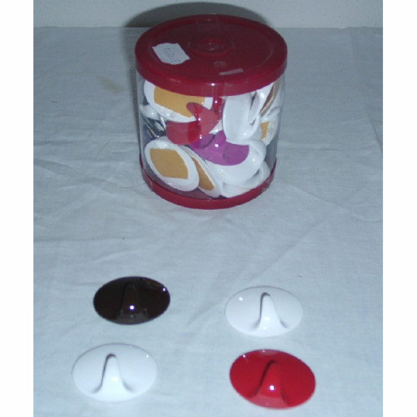 Háček samolepící ovál