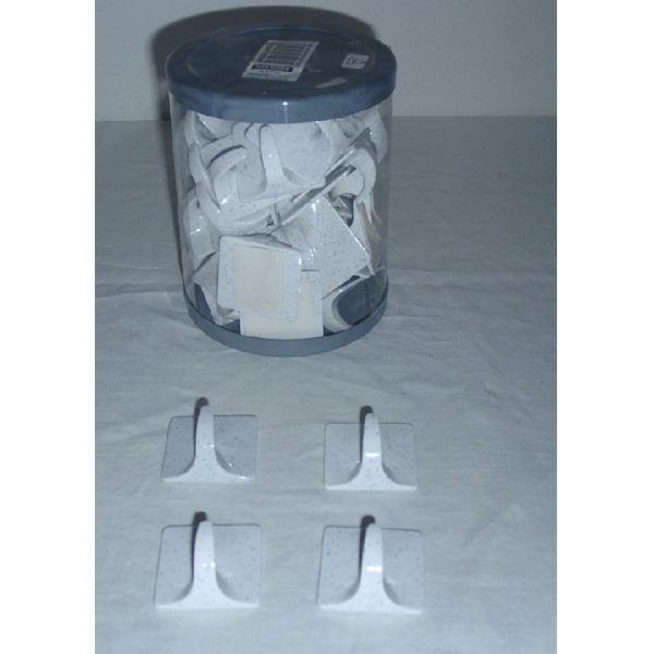 Háček&nbsp;samolepící&nbsp;velký&nbsp;čtverec&nbsp;granit