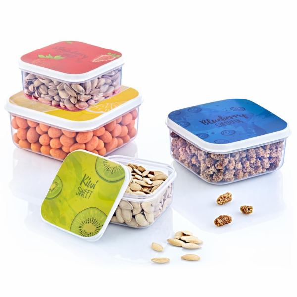 Krabička na svačinu 4 ks FRUIT