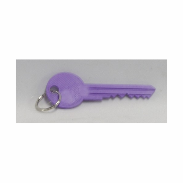 Klíčenka-klíč plast s kroužkem