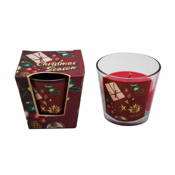 Svíčka vonná 120 g AROME ve skle Christmas Season