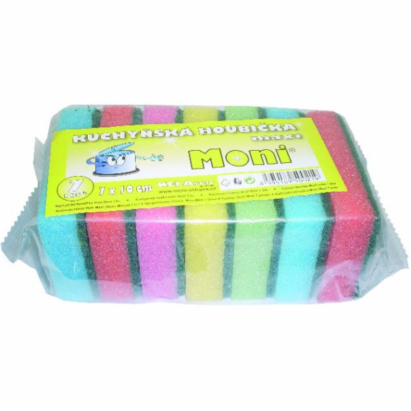 Houbička na nádobí 7 ks MAXI Moni