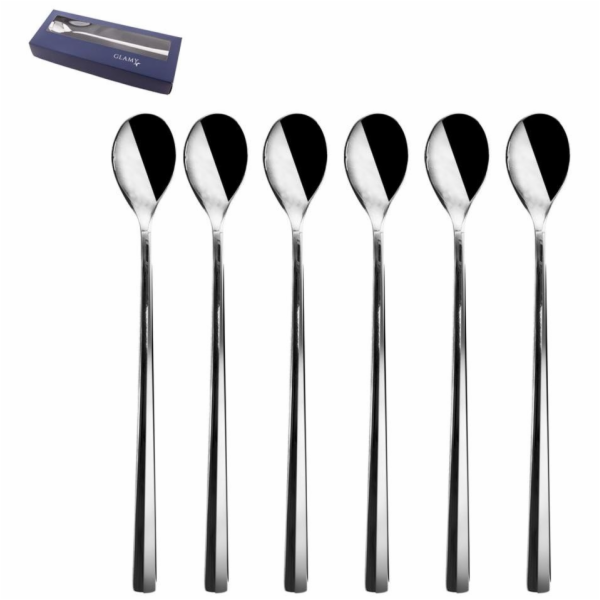 Lžička koktejlová 6 ks STYLE