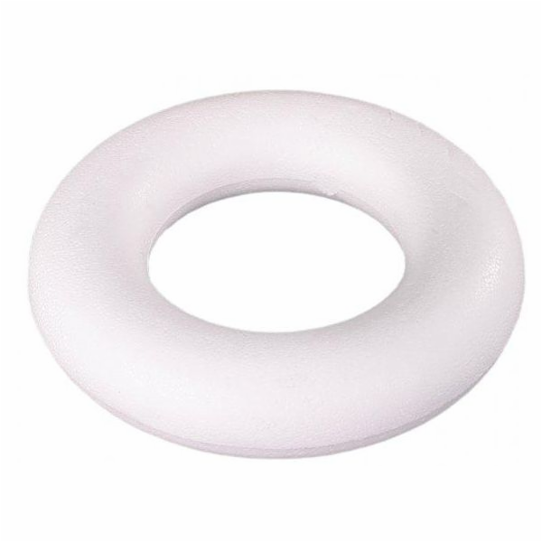 Kroužek polystyren 17 cm korpus na výrobu věnců