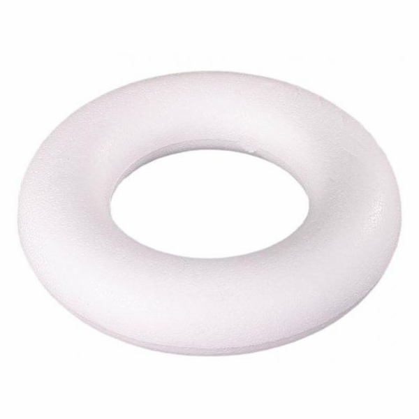Kroužek polystyren 24 cm korpus na výrobu věnců