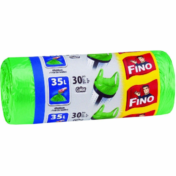 Pytel na odpadky 35 l/30 ks barevné FINO