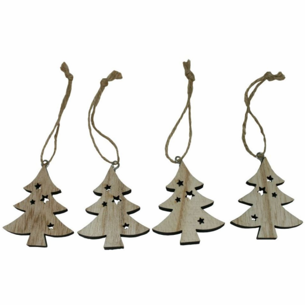 Dekorace&nbsp;závěsná&nbsp;stromky&nbsp;4&nbsp;ks