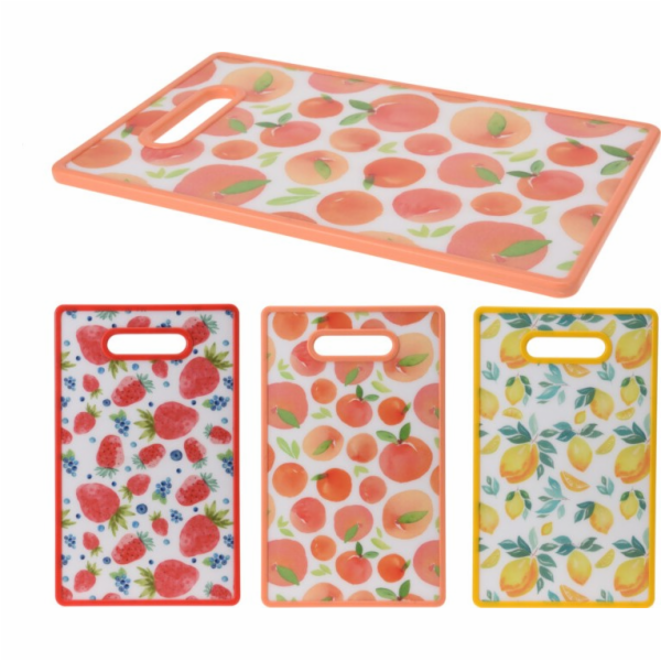 Prkénko kuchyňské 37x22,5 cm SUMMER FRUITS plast