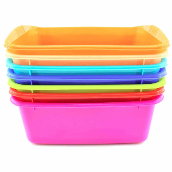 Dřez 8 l/33x26x13 cm mix barev plast 696246