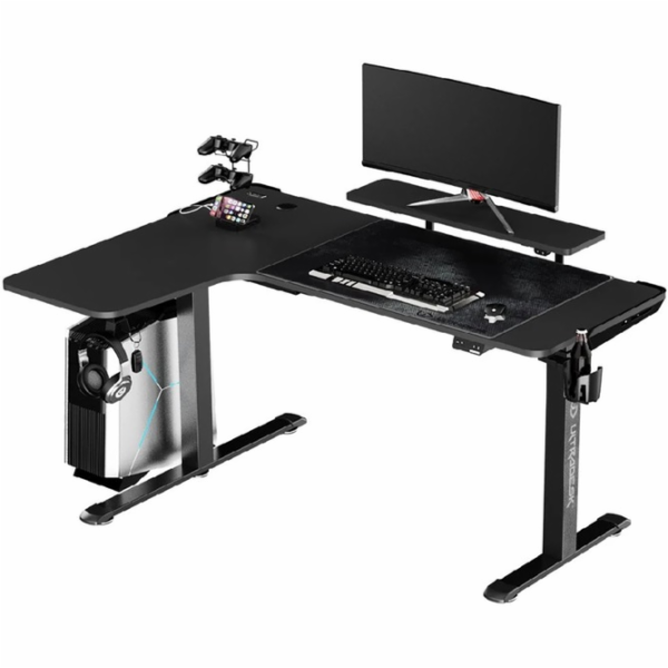 Ultradesk Herní stůl WINGER - černý