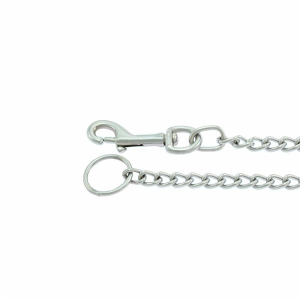 Vodítko řetízek 90 cm (2 mm) s karabinou ocel