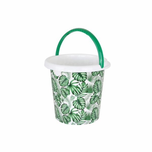 Kbelík 10 l plast dekor