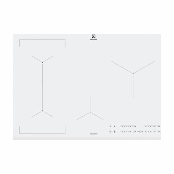 Electrolux EIV83443BW hob White Built-in Zone induction h...