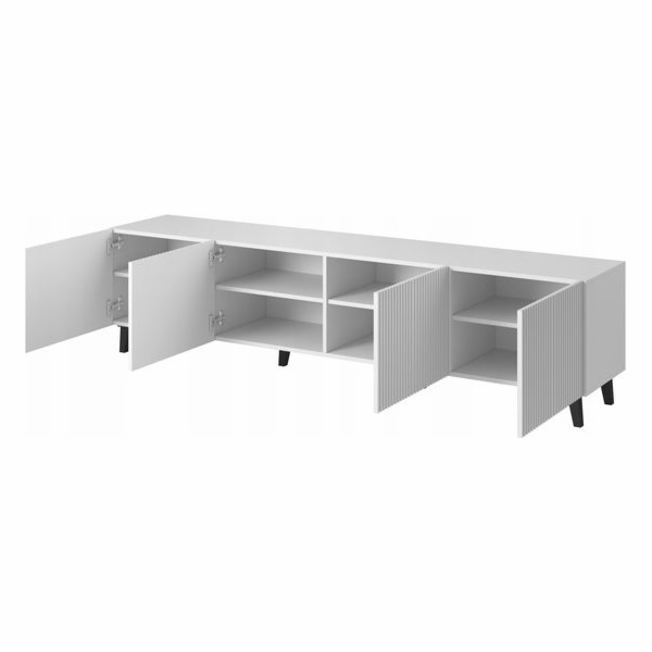 Cama RTV skříňka PAFOS 200x42x52 Bílá mat